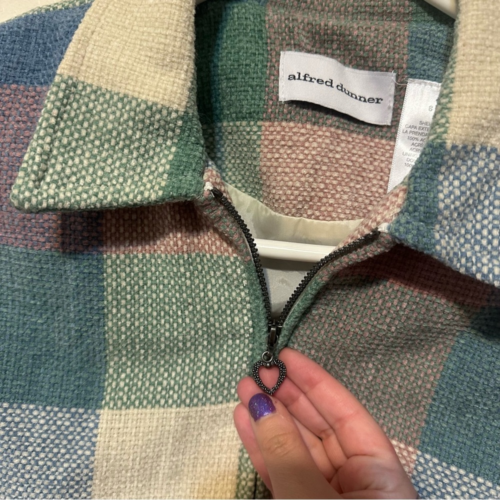 Alfred Dunner pastel patchwork jacket - Picture 7 of 7